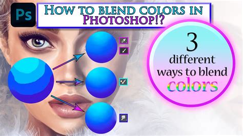 How to BLEND COLORS in PHOTOSHOP digital painting | Photoshop painting for beginners tutorial ...