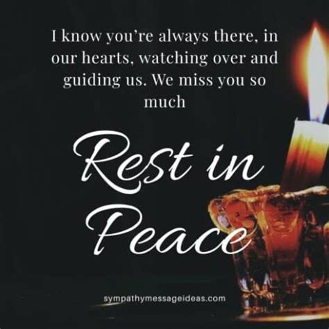 83 Touching Rest in Peace Quotes with Images - Sympathy Message Ideas