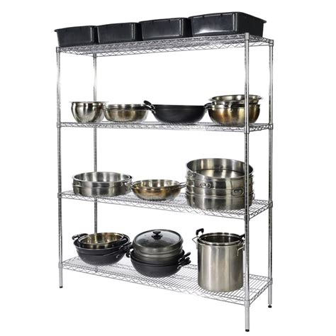 NSF Commercial Restaurant Kitchen Storage Metal Wire Shelving