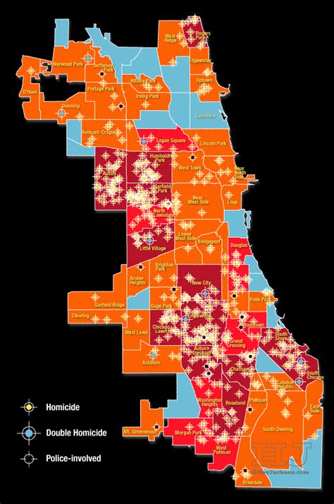 Worst Crime Areas In Chicago Map