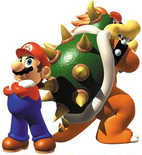 #Bowser 3 from the official artwork set for #SuperMario64 on the #N64 ...