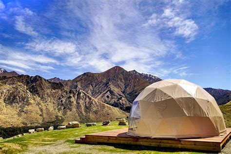 Glam Camping Queenstown - Seffer's Dome, Domes, Moke Lake, New Zealand ...