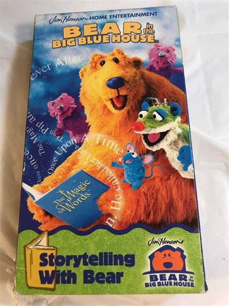 Bear in the Big Blue House - Storytelling With Bear (VHS, 2001) for sale online | eBay | Big ...