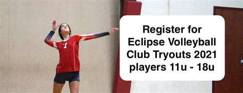 Club Volleyball Tryouts 2021 - Eclipse Volleyball Club KC