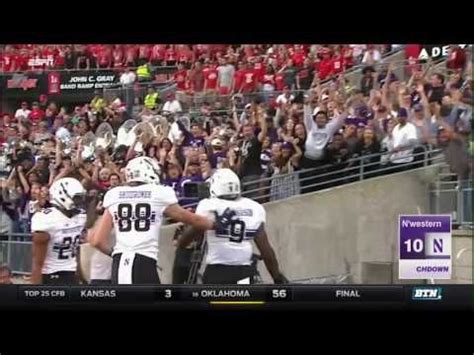 Northwestern at Ohio State - Football Highlights - YouTube | Ohio state ...