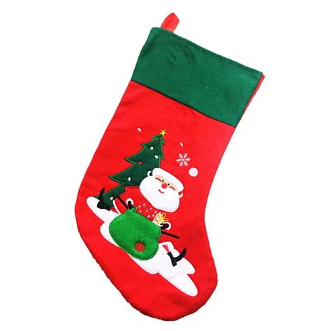 Aliexpress.com : Buy Christmas Gift Bag Socks Santa Claus Christmas gift present Candy Socks ...