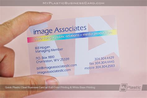 Quick Clear Plastic Business Cards | My Plastic Business Card