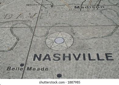 Nashville Map Bicentennial Park Stock Photo 1887985 | Shutterstock