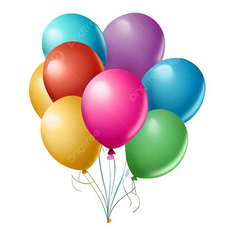 Joyeux Anniversaire Ballons PNG , Ballons D Anniversaire, Ballon, Bon ...