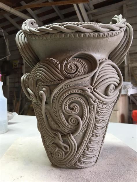 Coil pottery, Pottery sculpture, Handmade pottery