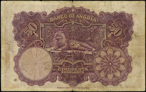 Angola 50 Angolares banknote 1927|World Banknotes & Coins Pictures | Old Money, Foreign Currency ...