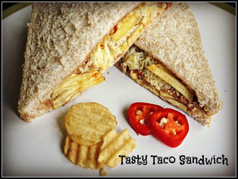 Inside the Wendy House: Tasty Taco Sandwich Recipe #crispsarnieweek