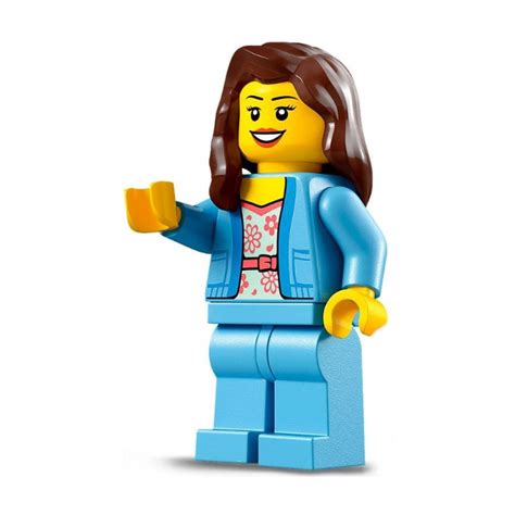 LEGO Woman With Blue Jacket Minifigure Comes In | Brick Owl - LEGO ...