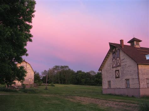 Summer sunset at Indian Hill Farm. Old Farmhouse, Summer Sunset, Diy Projects, Cabin, Indian ...