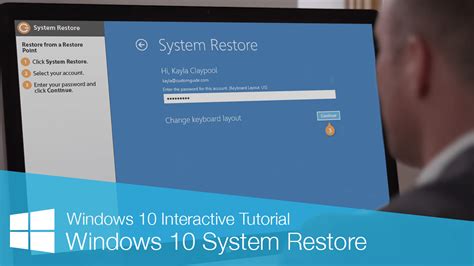 Windows 10 System Restore | CustomGuide