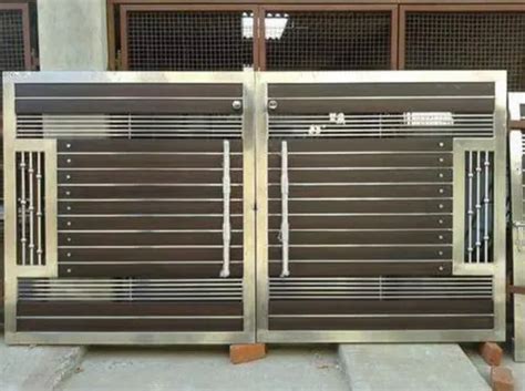 Modern Stainless Steel Gate, For Home,Office at Rs 1500/square feet in Bengaluru | ID: 24536408433