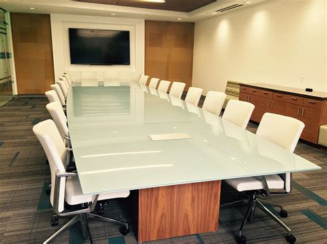 Back Painted Glass Conference Tables | Fulbright Glass Boards