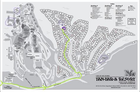 Tan Tar A Map - Copper Mountain Trail Map