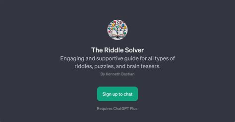 The Riddle Solver And 5 Other AI Alternatives For Riddle solving