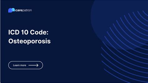 Osteoporosis ICD-10-CM Codes | 2023