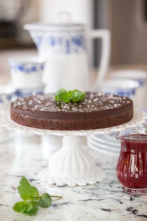 Swedish Sticky Chocolate Cake (Kladdkaka) - The Café Sucre Farine