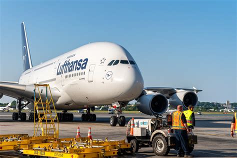 Lufthansa's 'retired' A380 returns — see photos of its arrival in ...