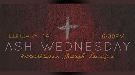 Ash Wednesday Service – First United Methodist Church Warsaw