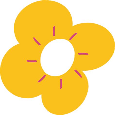 yellow flower icon 12303681 PNG