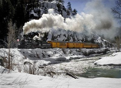 Durango Silverton Railroad in winter - Google Search | Durango train, Durango silverton railroad