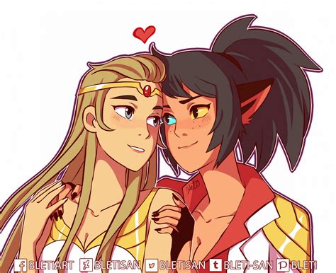 Adora and Catra by Bletisan on DeviantArt