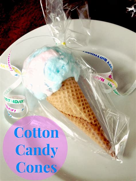 Cotton Candy Cones (Party Favors) - Life Love Larson