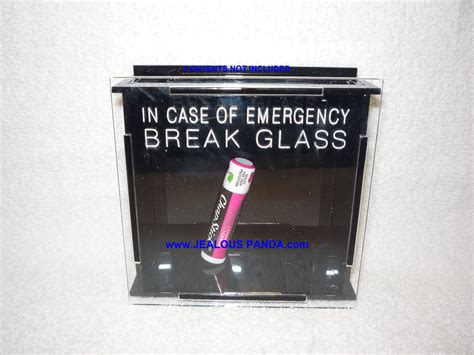 In Case of Emergency Break Glass Novelty Box