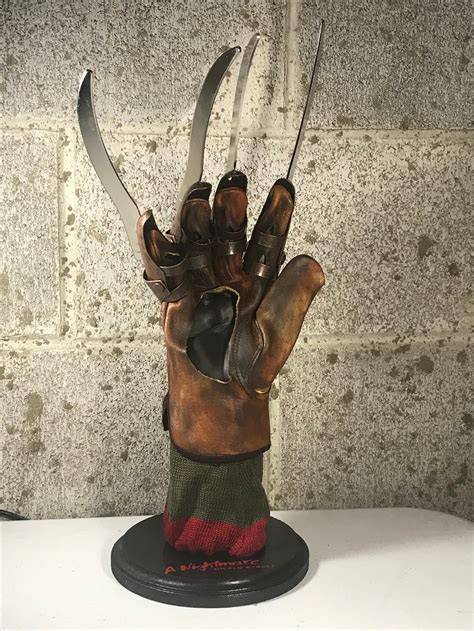 Freddy Krueger Glove Stand A Nightmare On Elm Street Movie | Etsy