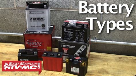 Motorcycle & ATV Battery Types - Choosing The Right Battery - YouTube