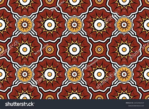 Ethnic African Patterns Wallpaper Flowers Fabric Stock Vector (Royalty ...