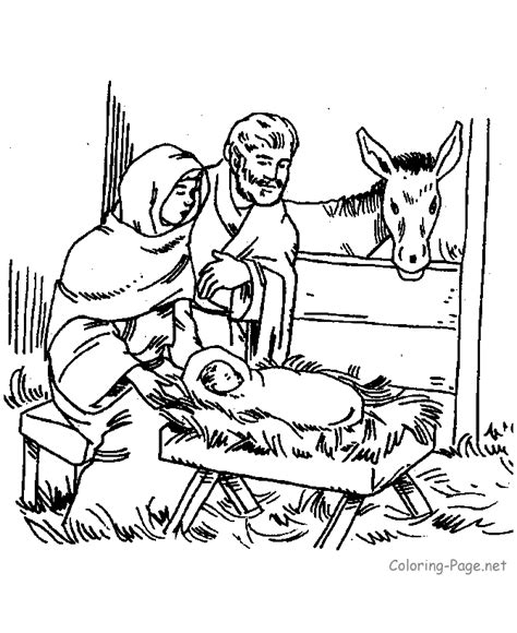 Mary And Joseph Coloring Pages - Coloring Home