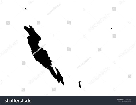 Fully Editable Detailed Vector Map Malaitamalaita Stock Vector (Royalty Free) 2012647055 ...