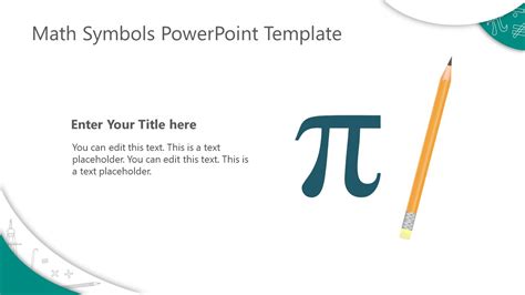 Math Symbols PowerPoint Template - SlideModel