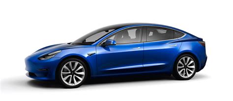 a blue tesla electric car is shown in this undrecognized image from the side
