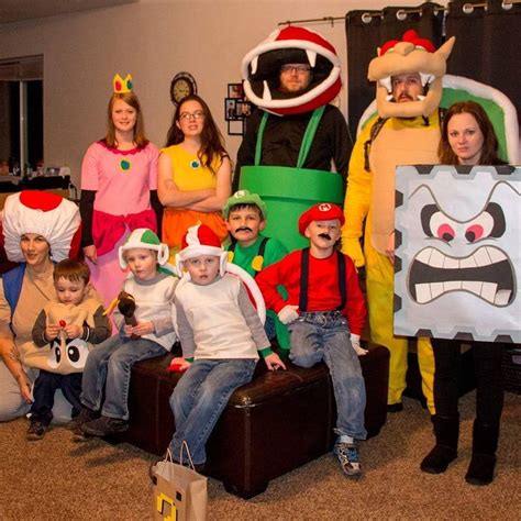 We did a huge Mario theme this year with some friends. All homemade ...