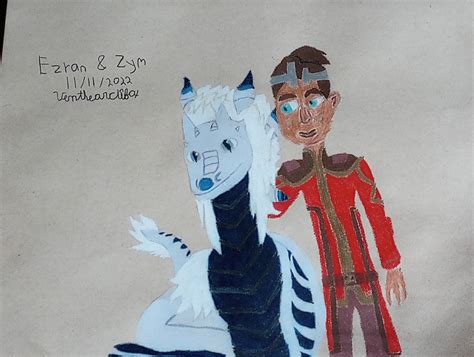 Ezran And Zym (simi realistic) by vernthearcticfox on DeviantArt