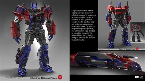 Bumblebee Movie Optimus Prime Concept Art