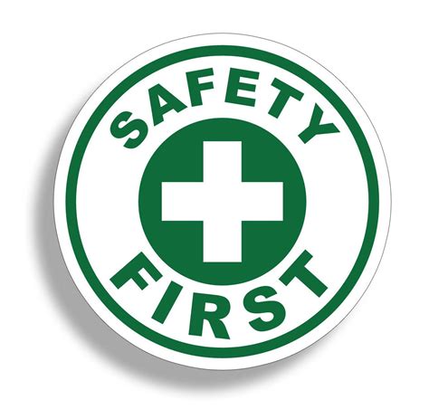 4 Inch Safety First Sticker 1st Rescue Safe Decal Emergency - Etsy Israel