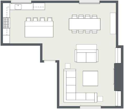 Open Plan Kitchen Floor Plan – Flooring Site