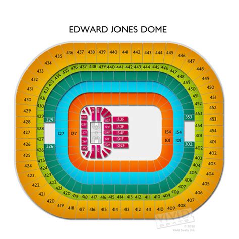 Edward Jones Dome Seating Charts - Edward Jones Dome Tickets