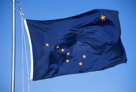 Flag of Alaska stock photo. Image of colour, motifs, state - 23167078