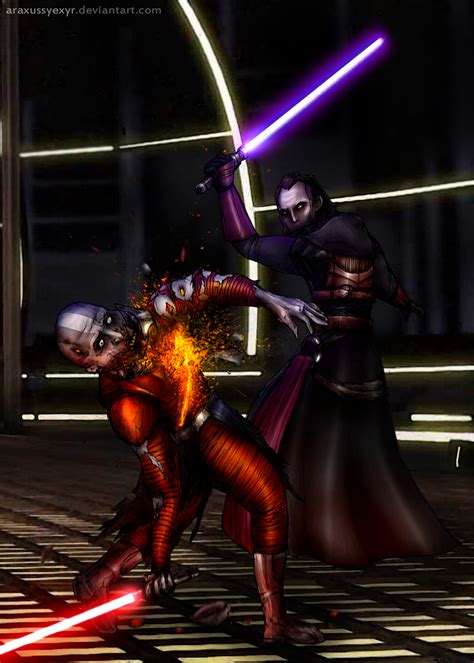 Revan versus Darth Malak by AraxussYexyr on DeviantArt