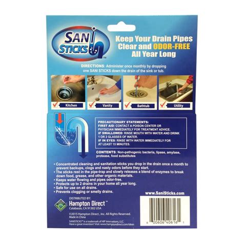 Sani Sticks™ 24-Pack Drain Cleaner & Deodorizer - As Seen On TV Tech