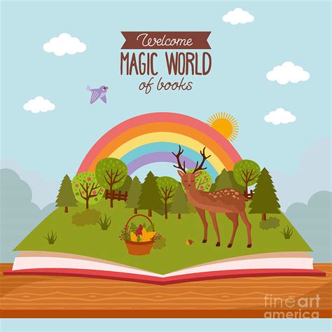 Fairy Tale Concept Kids Illustration Digital Art by Twobears art | Pixels