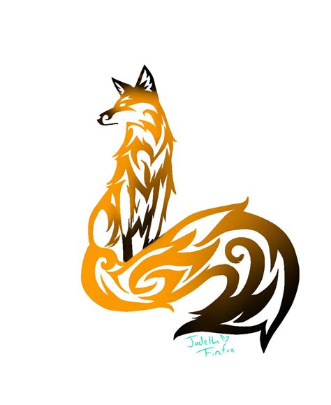 Tribal Fox Tattoo by Jadethefirefox on DeviantArt